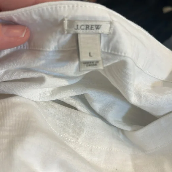 JCrew 100% Cotton Short Sleeve Color Block Dress Like New! - Picture 8 of 9